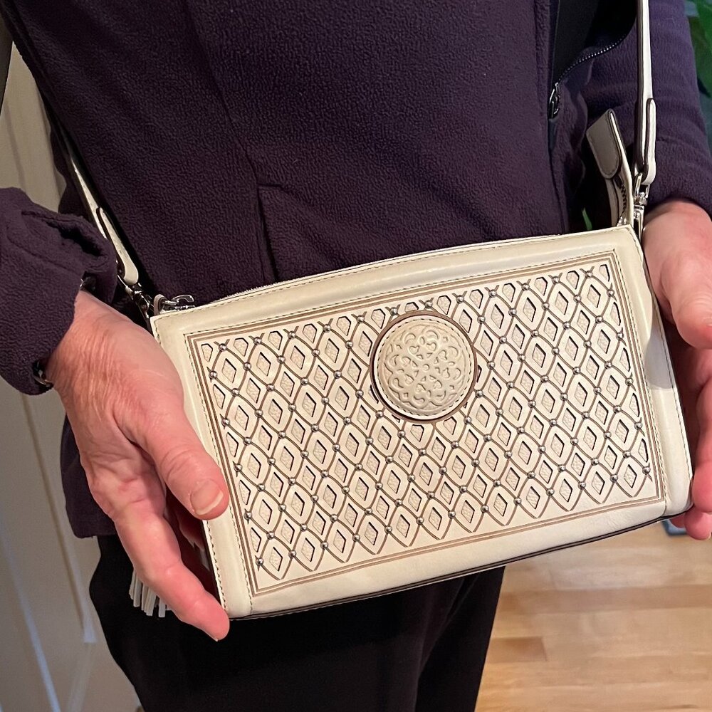 Brighton Michela Crossbody, leather, Like New